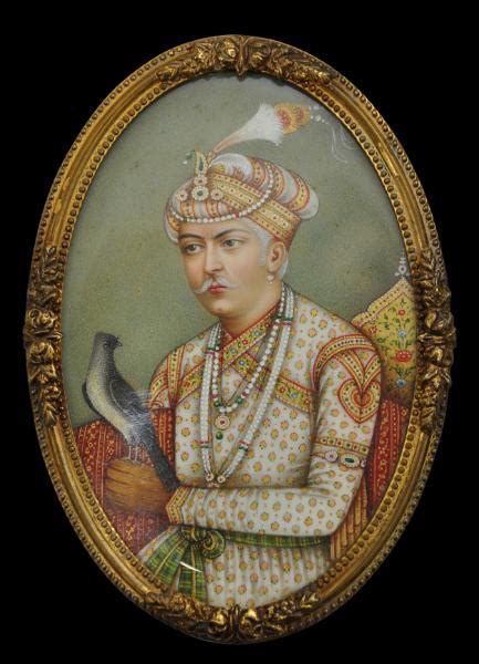 Mughal Emperor Akbar Painting - Michael Backman Ltd