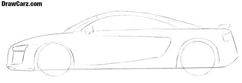 How to Draw an Audi R8