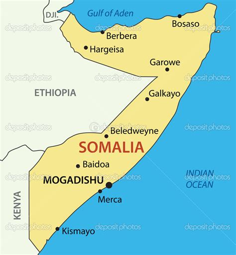 Somalia Map Regions