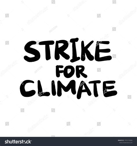 Strike Climate Placards Posters Design Global Stock Vector (Royalty ...