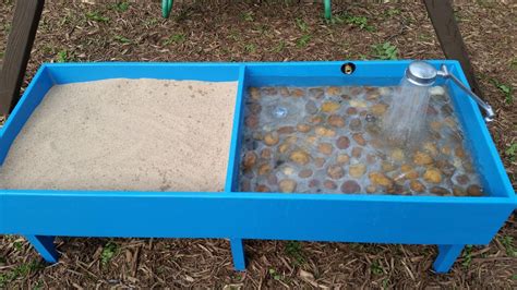 I made a sand and water play table for my daughter... | Sand and water ...