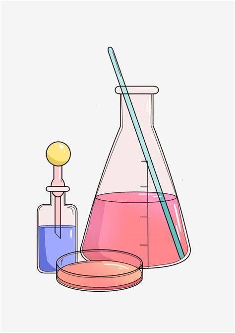 Conical Flask PNG Transparent, Chemical Conical Flask Cartoon ...