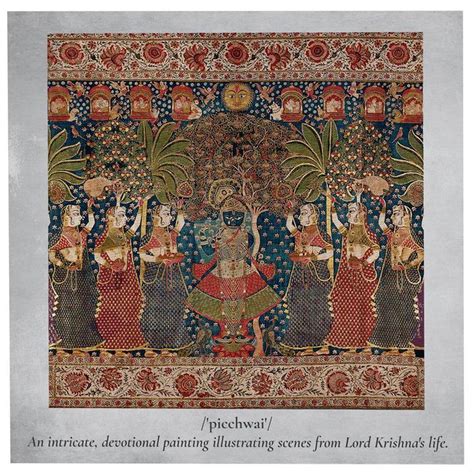 The Pichwai is a traditional art form practised in Nathdwara. | Pichwai ...