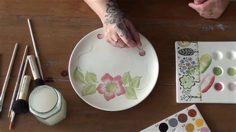 One Stroke Painting on Pottery / Ceramics | Ceramic painting, Pottery ...