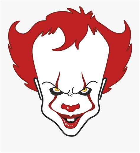 Clip Art Drawing A Clown Face - Pennywise Clipart , Free Transparent ...