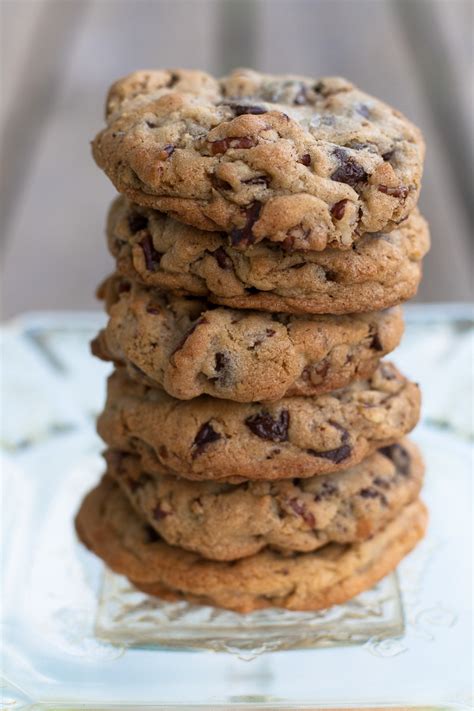 Chocolate Chip Cookies with salted, roasted pecans