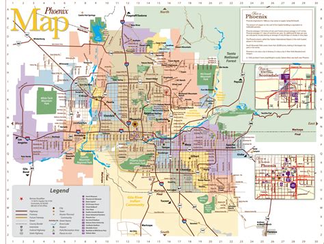 Map of Phoenix - TravelsMaps.Com