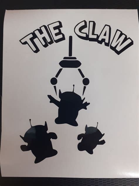 Toy Story Themed the Claw Vinyl Decal / Sticker Car Laptop - Etsy