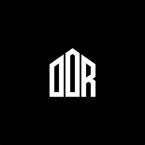 OOR letter design.OOR letter logo design on BLACK background. OOR ...