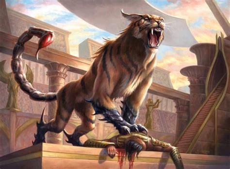 MtG Art: Heart-Piercer Manticore from Amonkhet Set by Scott Murphy ...