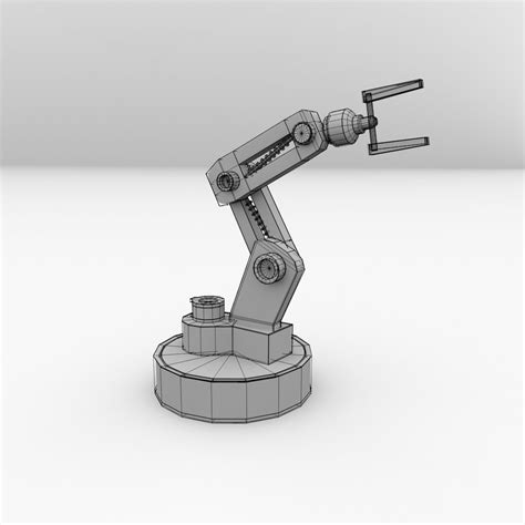 Robotic Arm 3D Model in Machines 3DExport