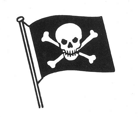 Pirates: Jolly Roger Flag Photograph by Granger