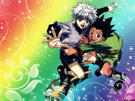 Download Colorful Hunter X Hunter Gon And Killua Fan Art Wallpaper ...