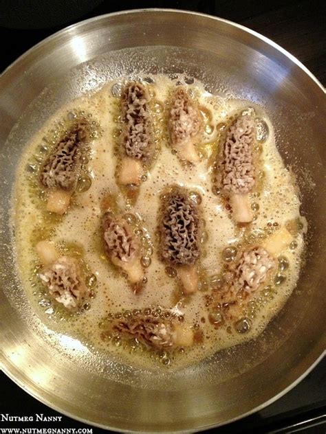 Buttery Pan Fried Morel Mushrooms - Nutmeg Nanny