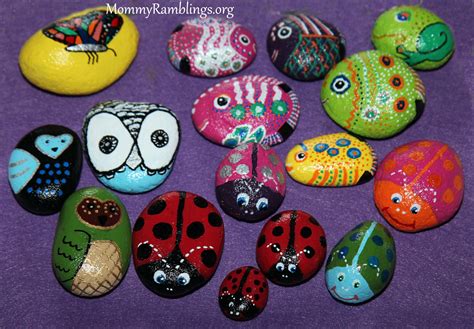 River Rock Painting - Fun Craft Project • Mommy Ramblings