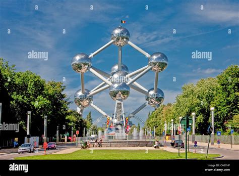 Belgium, Europe, Bruxelles, Brussels, Atomium, balls, sphere Stock ...