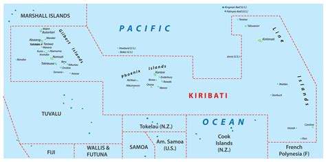 Republic Of Kiribati Map - Bobbie Stefanie