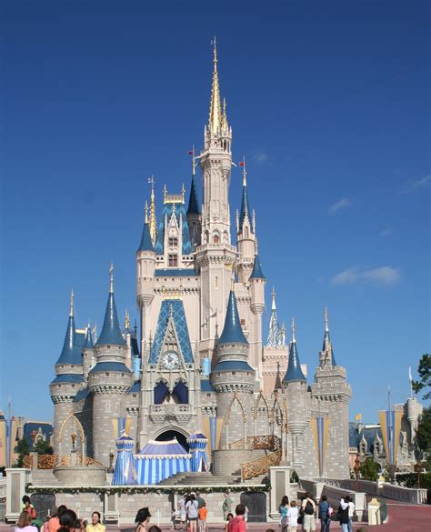 File:Cinderella Castle at Magic Kingdom - Walt Disney World Resort in ...