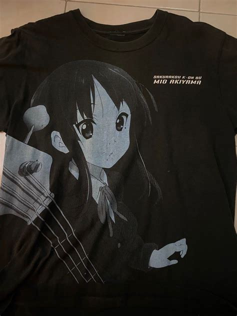 MIO AKIYAMA K- ON ANIME OFFICIAL MERCH T SHIRT, Men's Fashion, Tops ...