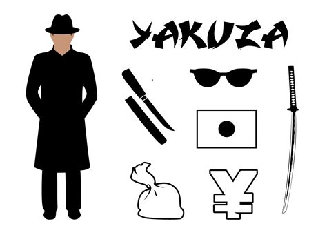 Vector Set Yakuza Symbols Associated Japan - Download Free Vector Art ...