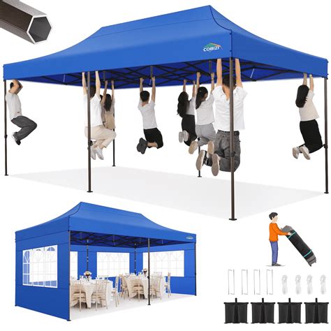 HOTEEL 10x20 Heavy Duty Canopy with Sidewalls,Ez Pop up Canopies ...