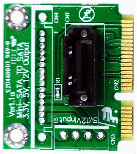 M-ware® SATA 7pin 7polig SSD HDD to Mini PCIe mSATA Adapter #13113