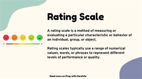 Rating Scale - Prep With Harshita