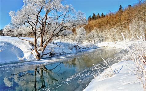 Winter River Wallpapers - Top Free Winter River Backgrounds ...