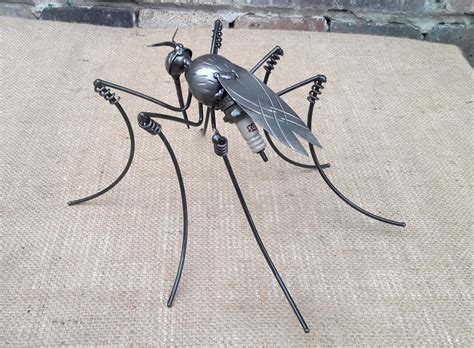 Metal Sculpture Mosquito. Mosquito Statuette Gnat Figurine - Etsy