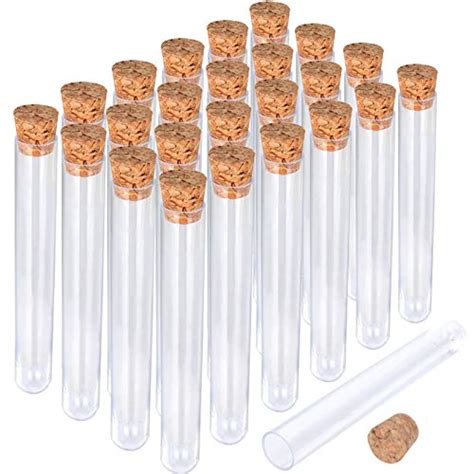 Plastic Test Tubes with Corks: The Perfect Solution for Lab and Home ...