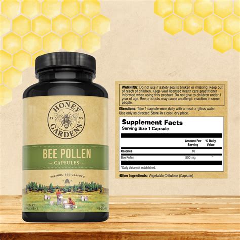 Bee Pollen Capsules – Honey Gardens