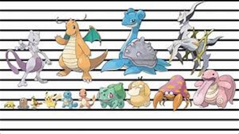 Pokemon Size Comparison