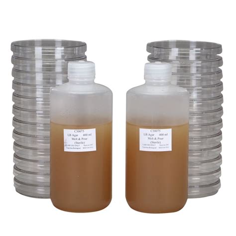 Luria Broth Agar Ready-to-Pour Media Set | Carolina Biological Supply