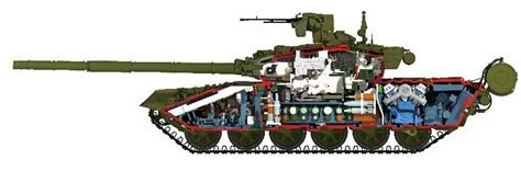 Russian T-90 MBT w/full interior -- Plastic Model Military Vehicle -- 1 ...