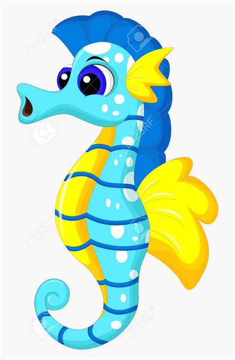 Seahorse Clipart Comic X Free Clip Art Stock Transparent - Seahorse ...