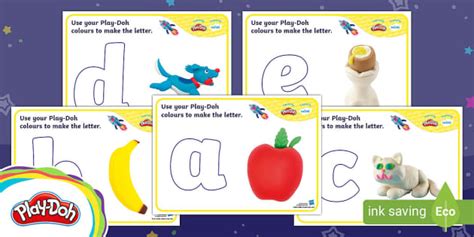 FREE! - Play-Doh: Alphabet Mats (Lowercase) (teacher made)