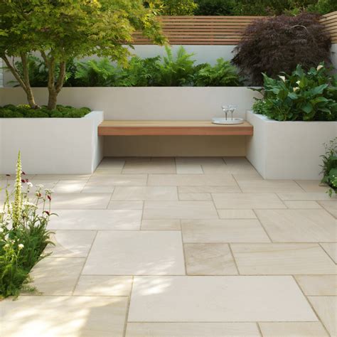 Stonemarket Paving_Sawn & Sandblasted Sandstone 'Beachside' Sand-PAVING ...