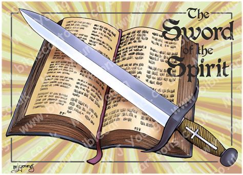 Ephesians 06 - Armour of God - Sword of the Spirit (Yellow) | Bible ...