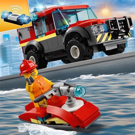 LEGO 60215 City Fire Station Building Set - Smyths Toys UK