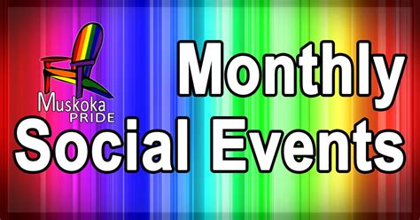 Social Events - Muskoka Pride