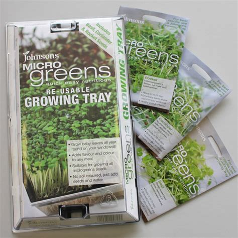 Microgreens Growing Kit | Johnsons Seeds Vegetable Seeds