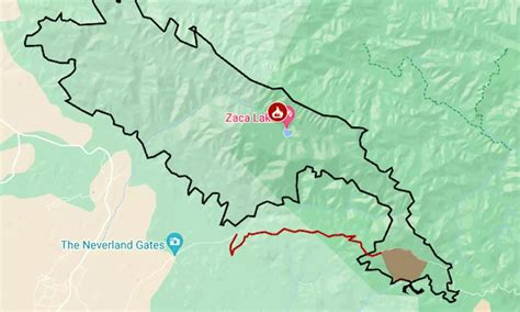 Map: Lake Fire in Santa Barbara County grows to 2nd biggest of the ...