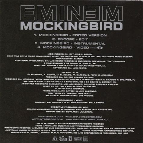 Mockingbird Eminem