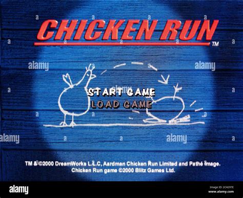 Chicken Run - Sony Playstation 1 PS1 PSX - Editorial use only Stock ...