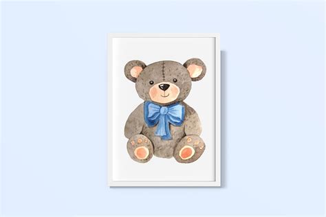 Boy Bear Nursery Room Decor Baby Room - Etsy