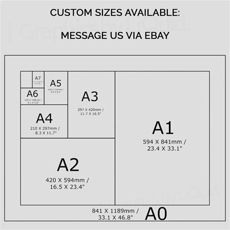 Custom Poster Printing All Sizes *YOUR IMAGE/FILE* - A5 A4 A3 A2 A1 ...