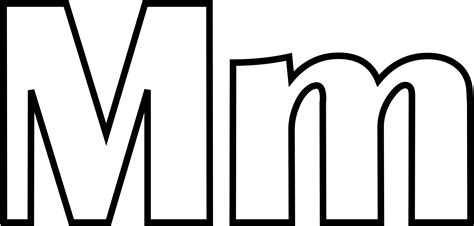 Letter Mm Coloring Pages