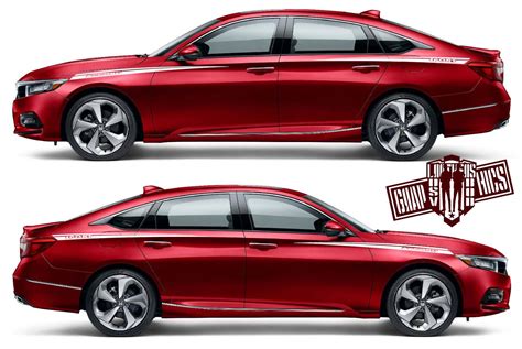 Sport Sticker Decal Side Door Stripes for Honda Accord (4 Peaces ...