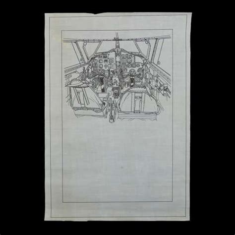 Original Airspeed Oxford cockpit illustration