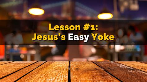 Introduction: Jesus’s easy yoke | 21 Laws of Discipleship